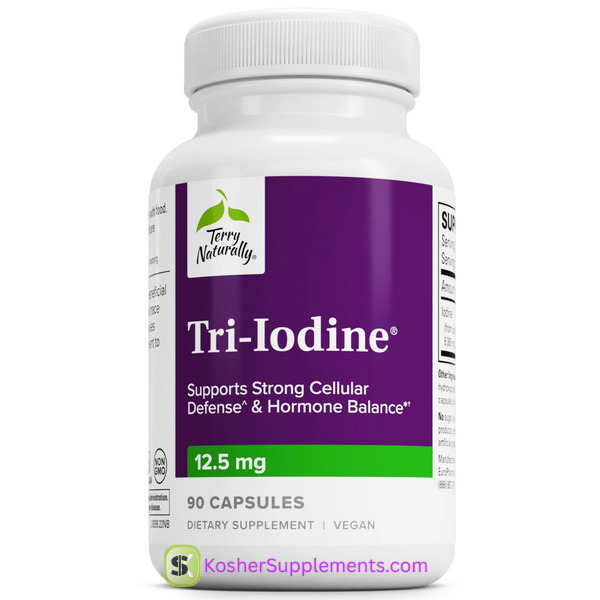 Terry Naturally Tri-Iodine 12.5 mg capsules bottle